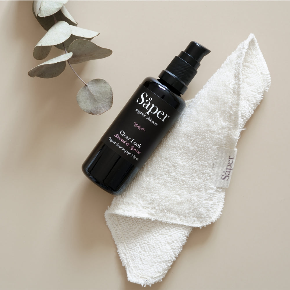 Almond and apricot with a transparent appearance